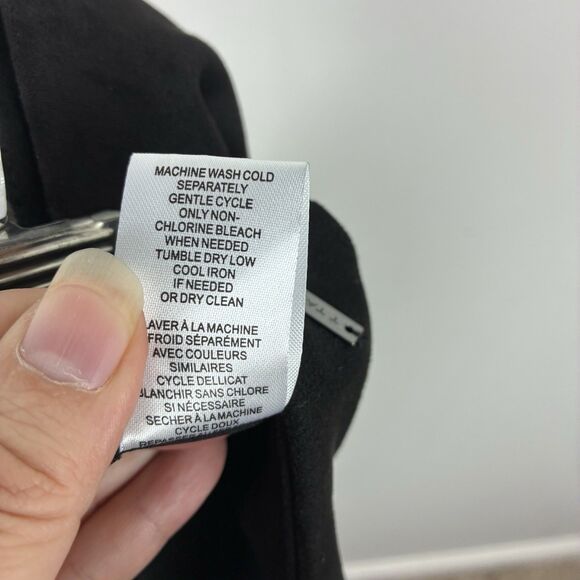 T TAHARI Black Faux Leather Suede Pull On Pants Sz 3X Plus Stretch Classy - Picture 10 of 11